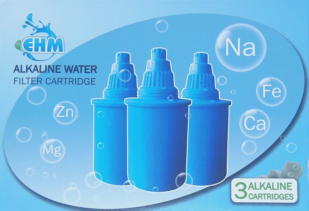 Ehm 3 Pc Alkaline Pitcher Filter Replacement Cartridge Ehm Mineral Water Ionizer