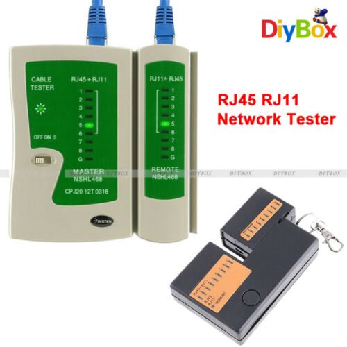Professional Rj45 Rj11 Cat5e Cat6 Super Network Lan Cable Tester Test Tool
