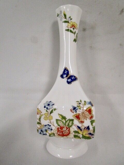 Vintage Aynsley England Floral - Cottage Garden - Bud Vase