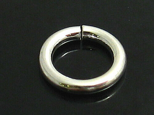 Sterling Silver Jump Rings 6mm Pack Of 10
