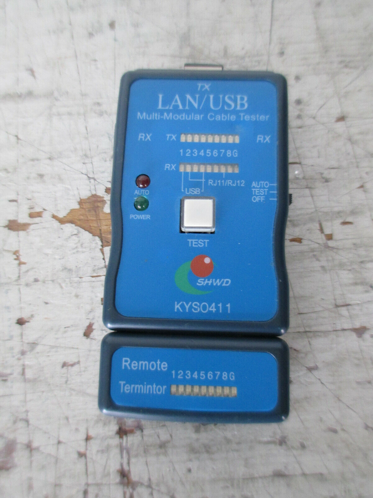 Network Lan/phone/usb Cable Tester Test Rj45 Rj-11 Cat5  Usb