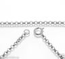 2mm Cable Round Rolo Chain Necklace Extender Real Solid 14k White Gold Genuine