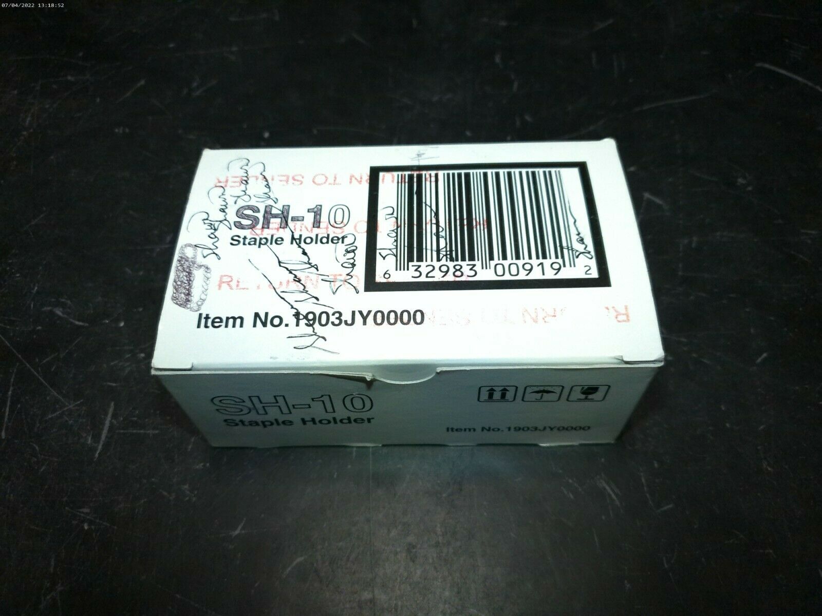 Genuine Kyocera Mita Sh-10 Staples 1903jy0000 *3 Of 5000* Writing On Box