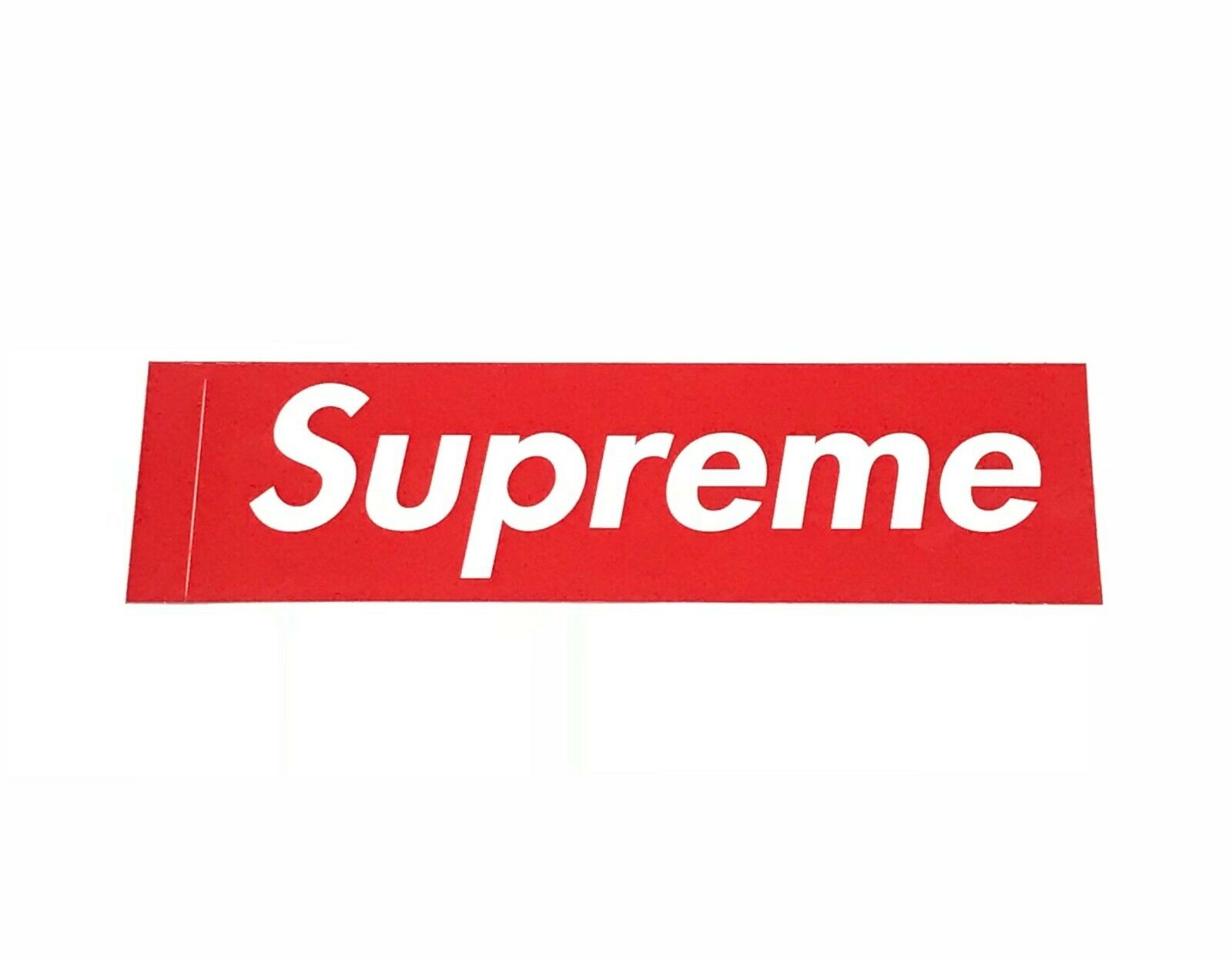Supreme red Box Logo Sticker 100% Authentic