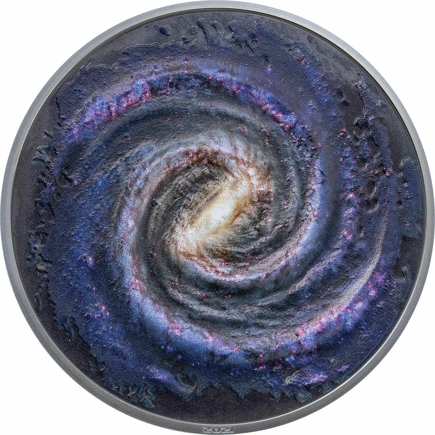 Palau 2021 – Space The Final Frontier – The Milky Way – $20 Silver Coin 3 Oz