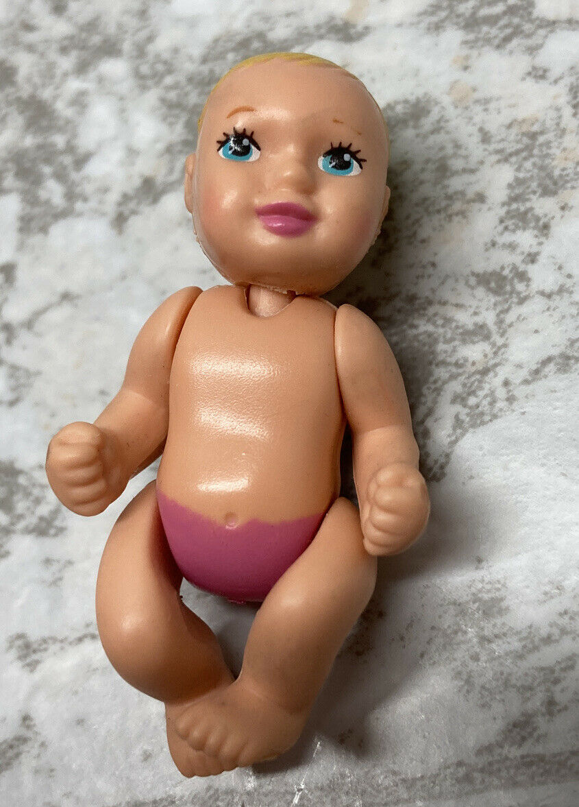 Mattel Barbie Happy Family Pregnant Midge Baby Girl Pink Diaper 2002