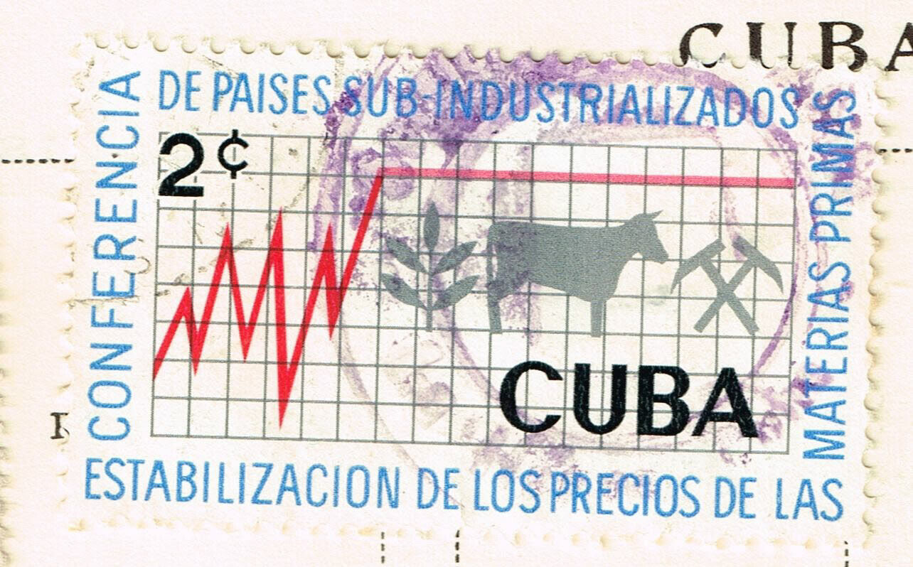 Carribians Agriculture Farm Produce Cow Stamp 1959