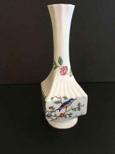 Aynsley Pembroke Bone China England 7 Inch Square Bud Vase