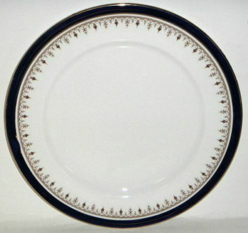Aynsley Leighton Cobalt Smooth Luncheon Plate