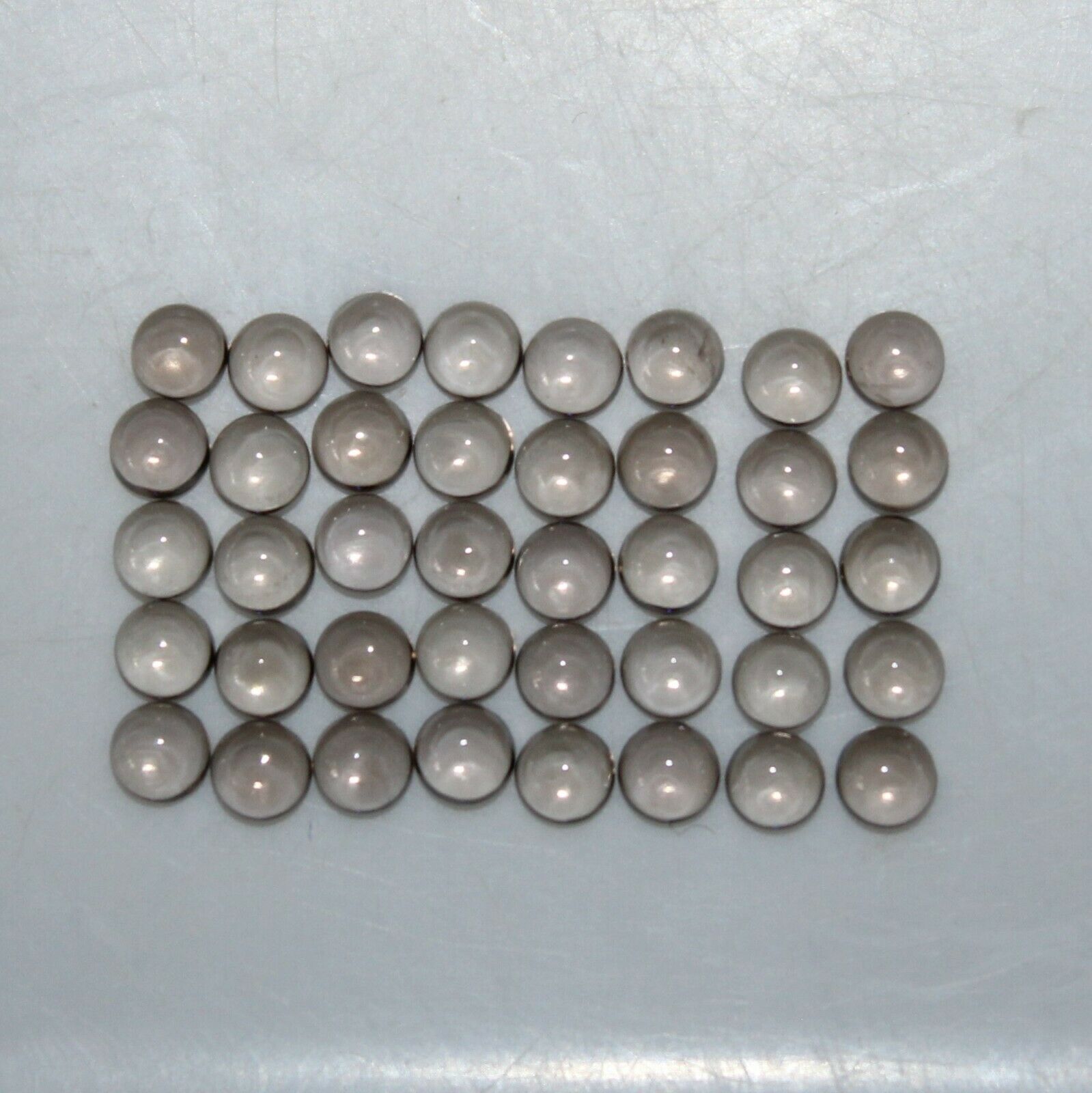 Smoky Quartz 3mm To 10mm Round Cabochon Loose Gemstones W/ Multi-qty Options